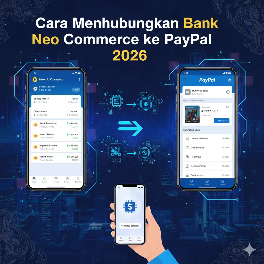Menyambungkan Bank Neo Commerce ke PayPal Tanpa Ribet 2026